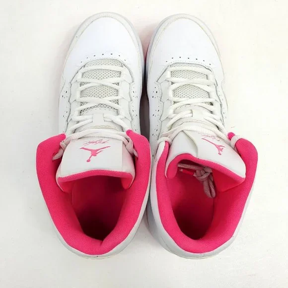 Jordan Flight Origin 2 Girls Shoes Size 7.5Y White Pink Sneakers 718075-100 - Picture 10 of 10